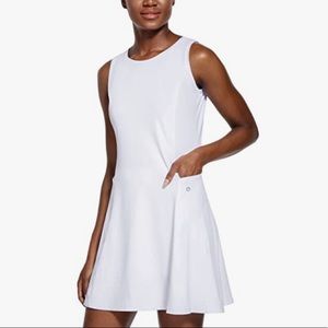 BALEAF Women's Tennis Golf Dress Sleeveless with Inner Shorts 4 Pockets Size S